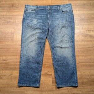 Levis 559 Jeans Men 50x30(29) Blue Regular Straight Leg Dark Wash Casual